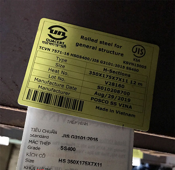 Thép hình I350 Posco giá rẻ