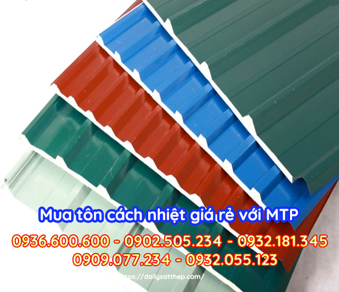 Tôn Cách Nhiệt PU 3 Lớp Mới Nhất, Tôn Chóng Nóng Tốt Nhất Hiện Nay