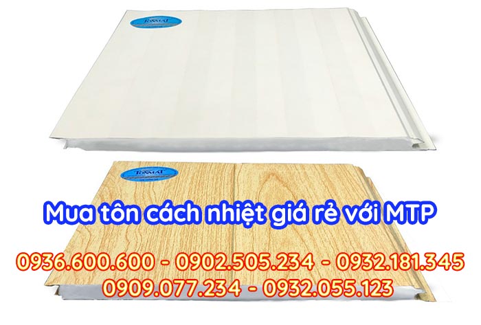 Trần tôn 3 lớp tôn + PU + tôn khổ ngang 310mm (Báo giá mới nhất)