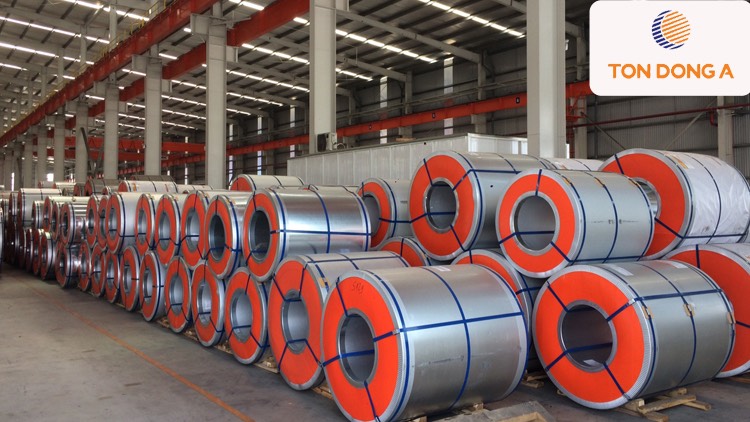 Tôn kẽm lạnh Đông Á có một lớp mạ hợp kim bao gồm nhôm, kẽm và silic