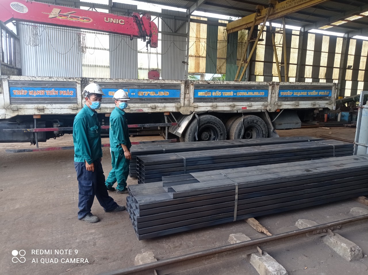 Hình ảnh vận chuyển xà gồ C, xà gồ Z ra công trình cho khách hàng ảnh 1