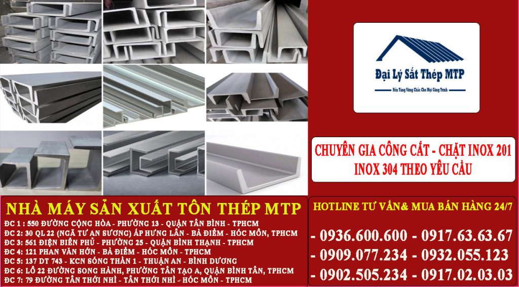 Chuyên gia công cắt - chặt inox 201 , inox 304 theo yêu cầu
