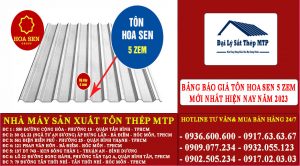 giá Tôn Hoa Sen 5 zem