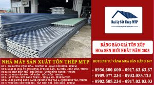 giá Tôn Xốp Hoa Sen