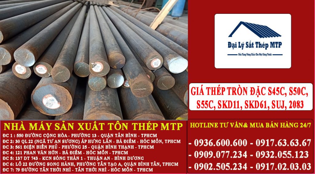 BÁO GIÁ THÉP TRÒN ĐẶC