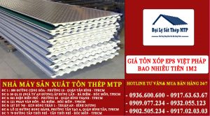 Giá Tôn Xốp EPS Việt Pháp bao nhiêu tiền 1m2