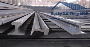 Kho thép ray P43 của Đại Lý Sắt Thép MTP hân hạnh phục vụ quý khách