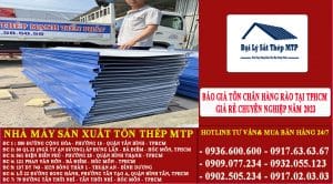 giá tôn chấn hàng rào
