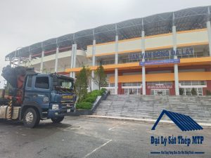 Đại lý Sắt Thép MTP giao 45 tấn Thép xây dựng về Sân Vận Động Đà Lạt